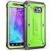 SUPCASE Unicorn Beetle PRO Series Designed for Galaxy S6 Case, with Built-in Screen Protector Full-body Rugged Holster Case for Galaxy S6 (2015 Release) (Green/Gray)