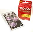 Trojan Extra Intense Vibrating Ring Stay Hard Cockring- W/ Rings