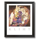 Gustav Klimt The Virgin Contemporary Home Decor Wall Picture Black Framed Art Print