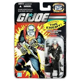 G.I. JOE Hasbro 25th Anniversary 3 3 4 Wave 4 Action Figure Destro [Enemy Weapons Supplier] by G. I. Joe