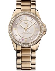 Juicy Couture Womens 1901077 Stella Mini Rose-Gold Plated Bracelet Watch