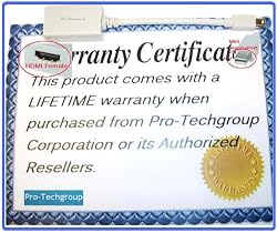 Pro-Techgroup Premium Gold Series Mini-Displayport to HDMI Adapter Cable for Macbook Macbook Pro Macbook Air and HDTV