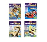 4 Smart Cycle Games: Hot Wheels, Discovering Dinosaurs, Go Diego, Spongebob