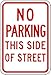 Parking Sign, 18 x 12In, R/WHT, Text