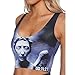 RedExtend Women's Digital Print Skull Sleeveless Punk Tank Top