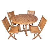 Teak 5-pc. Dining Set III