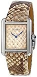Cartier Women's W5200020 Tank Solo Python Leather strap Watch