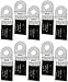Oshlun MMR-0110 1-1/3-Inch Universal Bi-Metal Oscillating Tool Blade for Rockwell or Worx SoniCrafter Hex, 10-Pack
