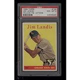1958 Topps 108 Jim Landis Yellow Tm. Letters PSA NM-MT 8