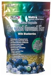 Sprout Revolution Nutrablue Sprouted Flax Seed Powder with Blueberries, 16-Ounce Pouch (Pack of 2)