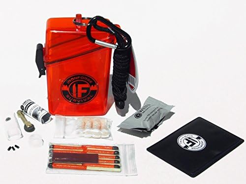 IronForge Survival Survival Fire Kit in Waterproof Case - Fire Kit Essentials (IFS)