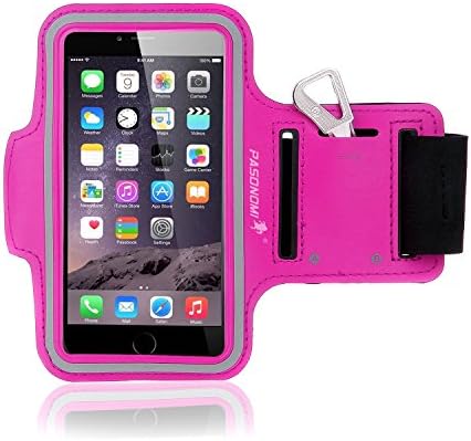 iPhone 6 Armbands - Pasonomi® Sports Running Jogging Gym Armband Case Cover for iPhone 6 (4.7" Screen) (Hotpink)
