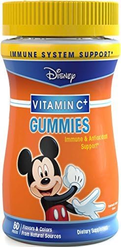 Disney Vitamin C+ Gummies Donald Duck Orange Flavor 60 EA - Buy Packs and SAVE (Pack of 5)