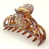 Rousseau Rose Garden - Cubitas Avignon Collection (Made in France, Swarovski Crystals, Claw clip)