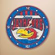 Kansas - Art Glass Clock (12in)