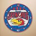 Kansas - Art Glass Clock (12in)