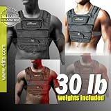 NEW! ZFO-30LBS Adjustable Weighted Vest (WEIGHTS INCLUDED)