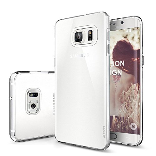 Galaxy S6 Edge Plus Case, PLESON [Tou] Samsung Galaxy S6 Edge Plus Case, Slim Lightweight NO Bulkiness Premium Crystal Clear back panel+Soft TPU bumper case for Galaxy S6 Edge Plus / S6 Edge+ (2015)