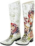 Christian Audigier Caboot Green rain-boots