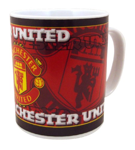 Manchester United Crest Mug, Red/Black/White/Yellow