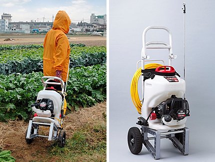 【工進】 【噴霧器】 【動噴】 キャリー式としても使える 背負式動力噴霧機 ES-10DXC【背負い・キャリータイプ】 【10Lタンク】