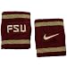 Nike Florida State Seminoles (FSU) Elite NCAA Team Logo Wristbands