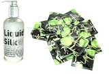 Night Light Condoms Premium Latex Condoms Lubricated 24 condoms Liquid Silk 250 ml Lube Personal Lubricant Economy Pack