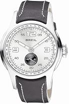 Breil BW0214 Unisex 'Globe' Leather Strap Watch