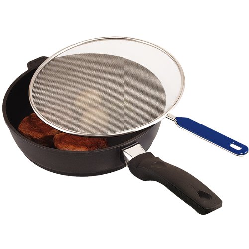 Imagen 2 de Protector sartén contra salpicaduras, acero inoxidable, 29 cm