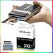 Polaroid CZA-10011B PoGo Instant Mobile Printer (Black) + Polaroid Zink Media 210 Pack Photo Paper + Dbroth Micro Fiber Cloth