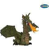 WINGED GREEN DRAGON WITH FLAME PAPOIMAGE