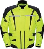 Tourmaster Transition Series 2 Mens Motorcycle Jacket Hi Visibility Yellow Large