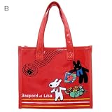 リサとガスパール◎プチビニールトートバッグ☆絵本キャラクターグッズ（子供/プールバッグ）通販☆【Bレッド】