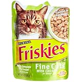 Friskies Cat Food Fine Cuts with Chicken in Gravy, 3-Ounce Pouches (Pack of 24)