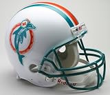 Miami Dolphins 1980-1996 Throwback Riddell Full Size Authentic Proline Football Helmet