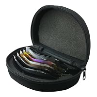 Ellesse スポーツサングラスES-S101 ブラック ブラックマット 偏光レンズ ミラーレンズ ハードケース