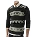 51XpPkvTiZL. SL75  Nautica Mens 1/4 Zip Engineered Striped Sweater