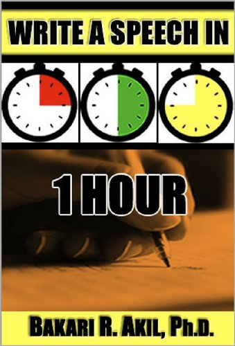 Textbook - Write a Speech in One Hour: When you need a speech right now!