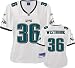 Brian Westbrook White Reebok Premier Philadelphia Eagles Women's Jersey - Medium