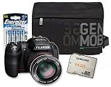 Fuji Finepix HS20EXR Black 16mp Digital Camera Bundle Including Golla Camera Bag, Samsung Class 6 8GB SD Memory Card & Pack of 4 Energizer Ultimate Lithium Batteries