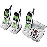 Uniden DXAI8580-3 5.8 GHz Digital Cordless Phone/Digital Answering System with Two Extra Handsets/Cradles