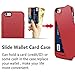 iPhone 6S Case,Wollony Slim Fit Hybrid Dual Layer Armor Protective Back Cover iPhone 6 Wallet Card Slide Case Anti-Scratch Shockproof ID Credit Card Slot Holder Bumper for iPhone 6 6S 4.7