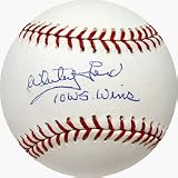 Whitey Ford Autographed MLB Baseball with 10 W.S. Wins Inscription