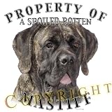 Mastiff BRINDLE Mousepad Dog Mouse Pad Property Of