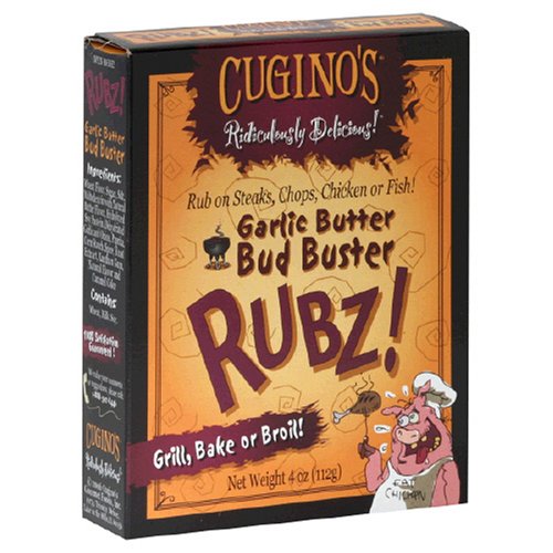 Cugino's Gourmet Foods, Ridiculously Delicious RUBZ, Garlic Butter Bud Buster, 4-Ounce... by Cuginos Gourmet Foods