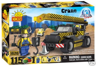 Cobi Building Blocks--Construction Crane #1620--115 Pieces