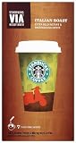 Starbucks VIA Italian Roast Coffee 7 Sachets (Pack of 12, Total 84 Sachets)