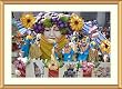 Grapes of Revelry at New Orleans' Mardi Gras Photograph - Beautiful approx. 25"x29" Framed & Matted - 1 1/2" Antique Style Gold Frame - Photographic Print by Carol M. Highsmith