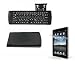 Apple IPAD Portable Wireless Bluetooth Keyboard & Anti-Glare 2pc High Quality Screen Protector Bundle