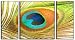 Peacock Feather LARGE Picture Canvas Print FRAMED! 36" x 20"